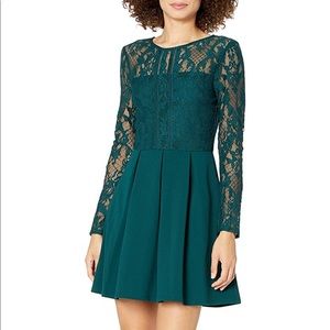 Speechless Long Sleeve Lace Fit and Flare dress 🍀